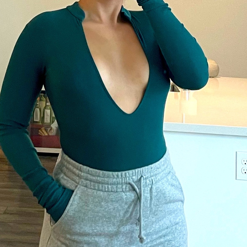 Green bodysuit